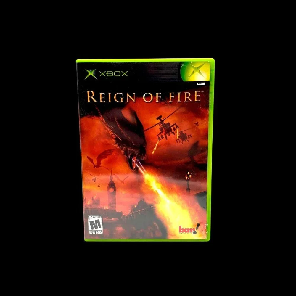 Reign Of Fire Xbox Game Complete With Manual Tested Bam! Entertainment